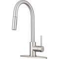 Salle De Bain Usa DFNMK530SN Satin Nickle Pull-Down RV Kitchen Faucet SA2605472